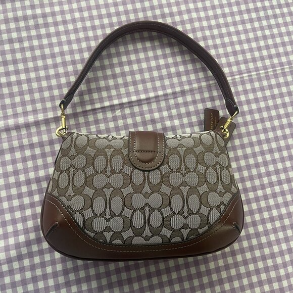 Coach Soho Flap Bag In Signature Jacquard - Picture 4 of 8